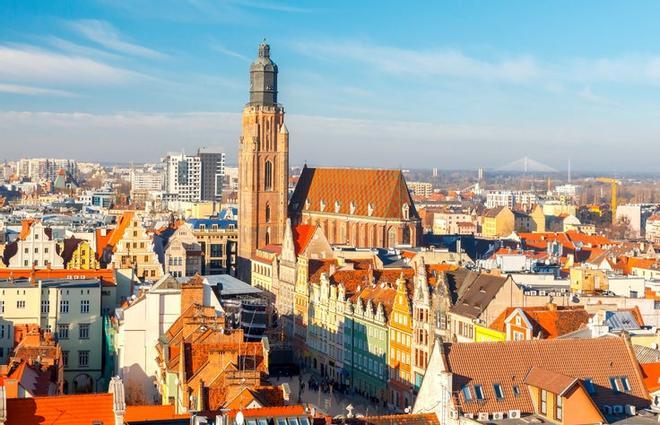 Wroclaw iglesia católica de Santa Isabel