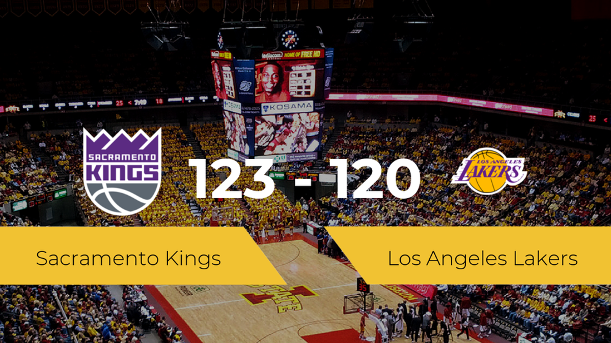 Sacramento Kings logra la victoria frente a Los Angeles Lakers por 123-120