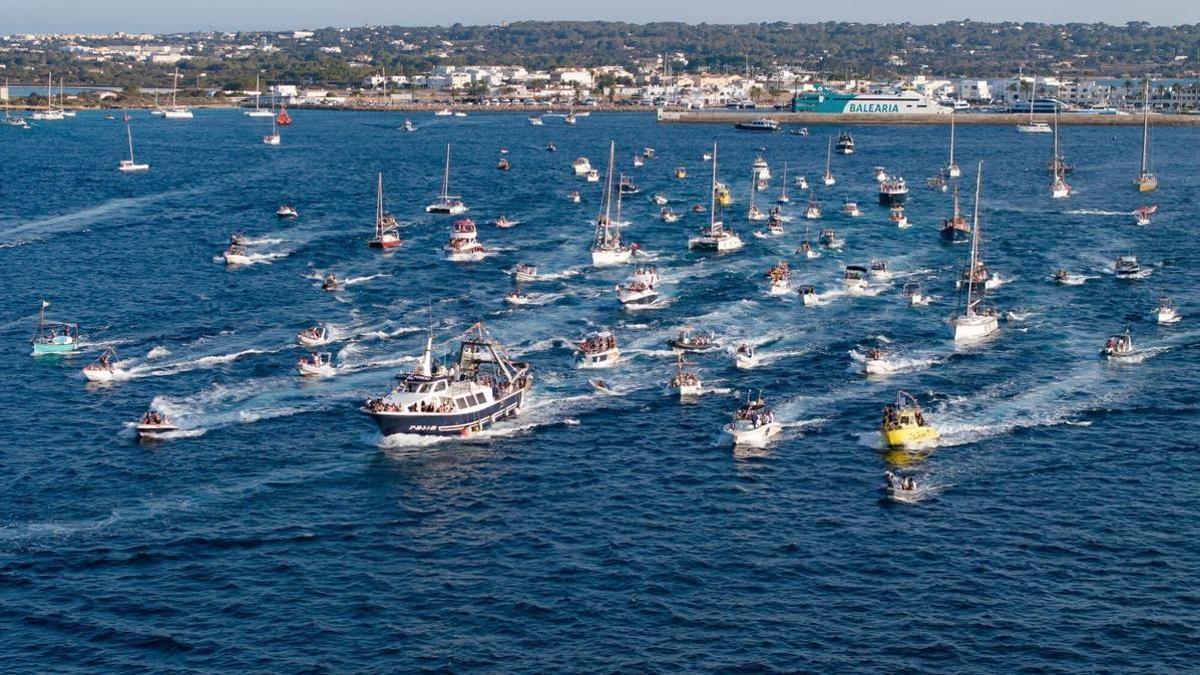 Procesión del Carmen en Formentera en 2024