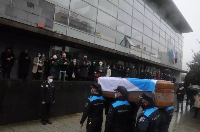 “Deixas pegada; Cangas saberá valorar o teu sacrificio”