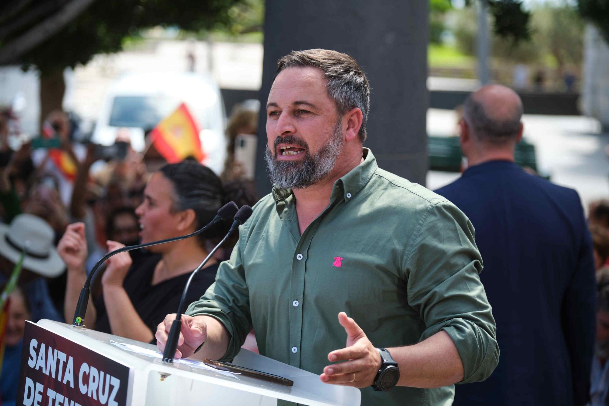 Santiago Abascal, en Tenerife