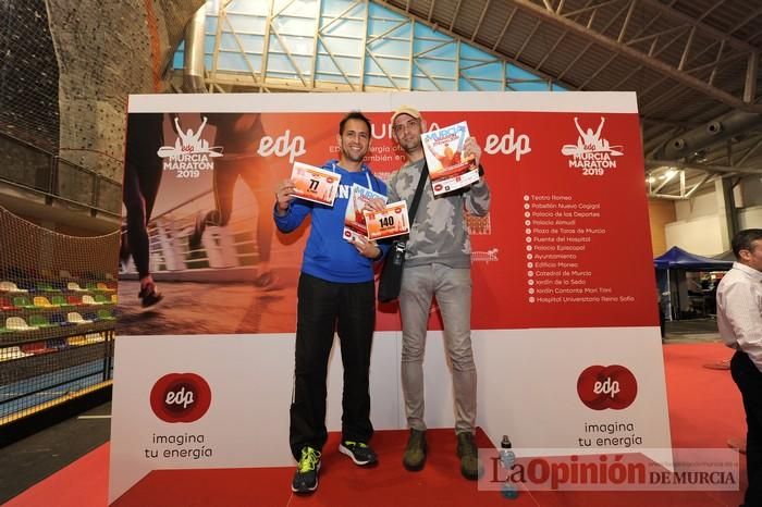 Entrega de dorsales de la Maratón de Murcia