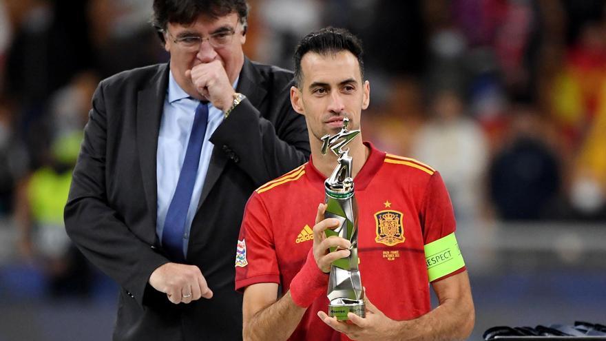 Busquets, elegido mejor jugador de la Liga de Naciones