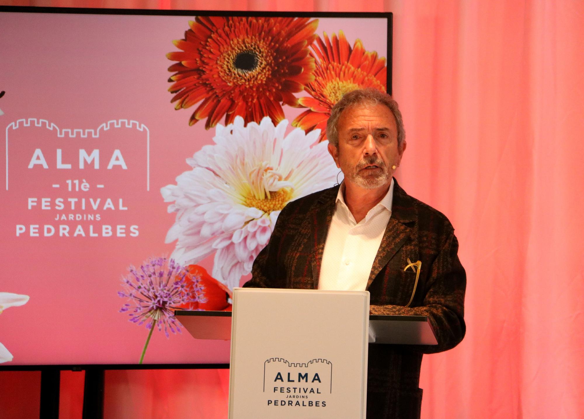 El director del Alma Festival Jardins de Pedralbes, Martín Pérez, durante la presentación de la muestra