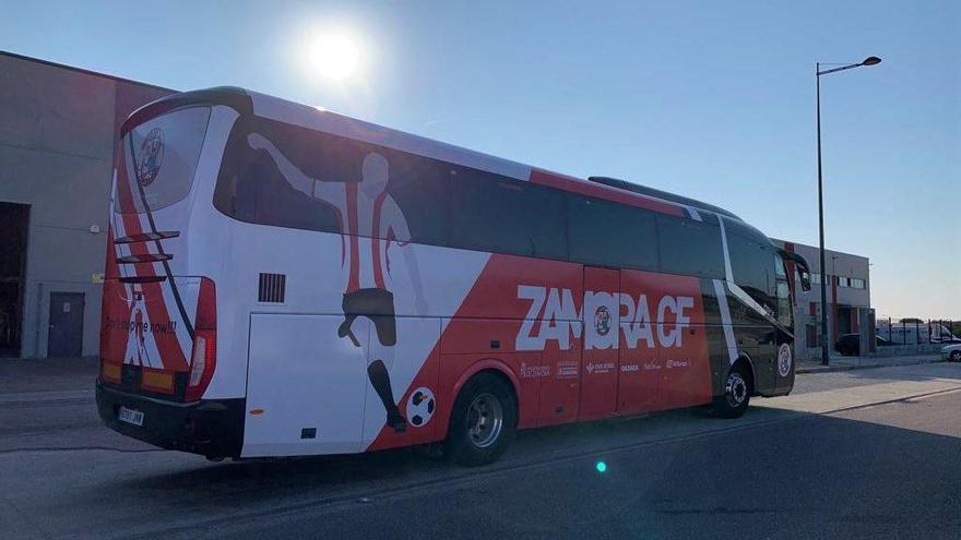 Autobús del Zamora CF.