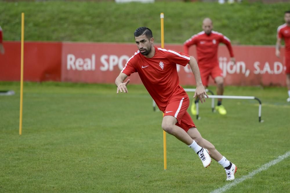 Entrenamiento del Sporting