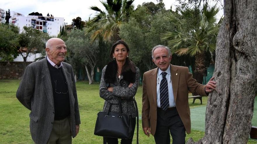 De izquierda a derecha, Manuel Grund, Macati Falcón y Cosimo Culotta, esta semana en El Candado.