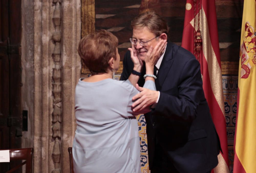 Acto institucional por el 9 d'Octubre en el Palau de la Generalitat