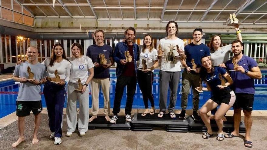 Nicolai Gebhardt y July Constanza se llevan el primer puesto de apnea estática en el III Open Blausub Federòptics Indoor