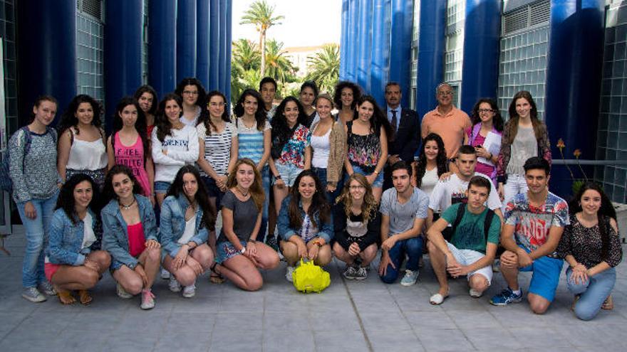 Alumnos participantes en el Campus de la Ciencia y la Tecnología de Canarias en la pasada edición, en la ULPGC.