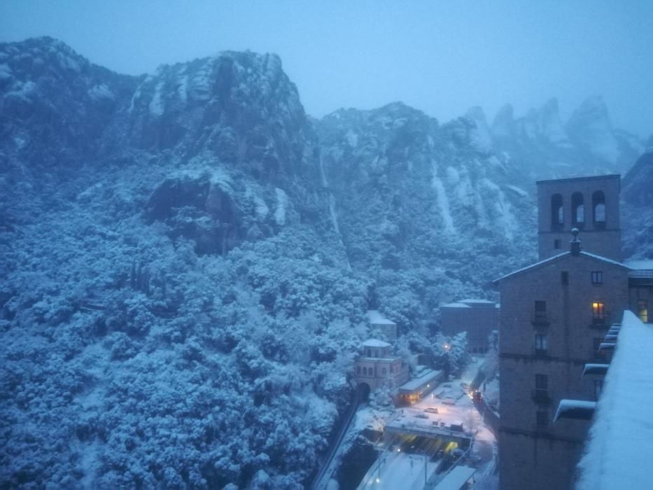 La neu enfarina el Bages i el Moianès