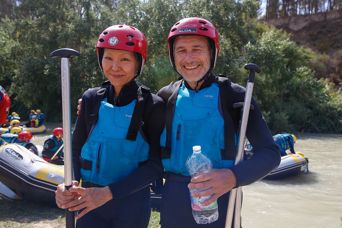 Disfruta del Río a golpe de remo. Rafting en el Río Genil