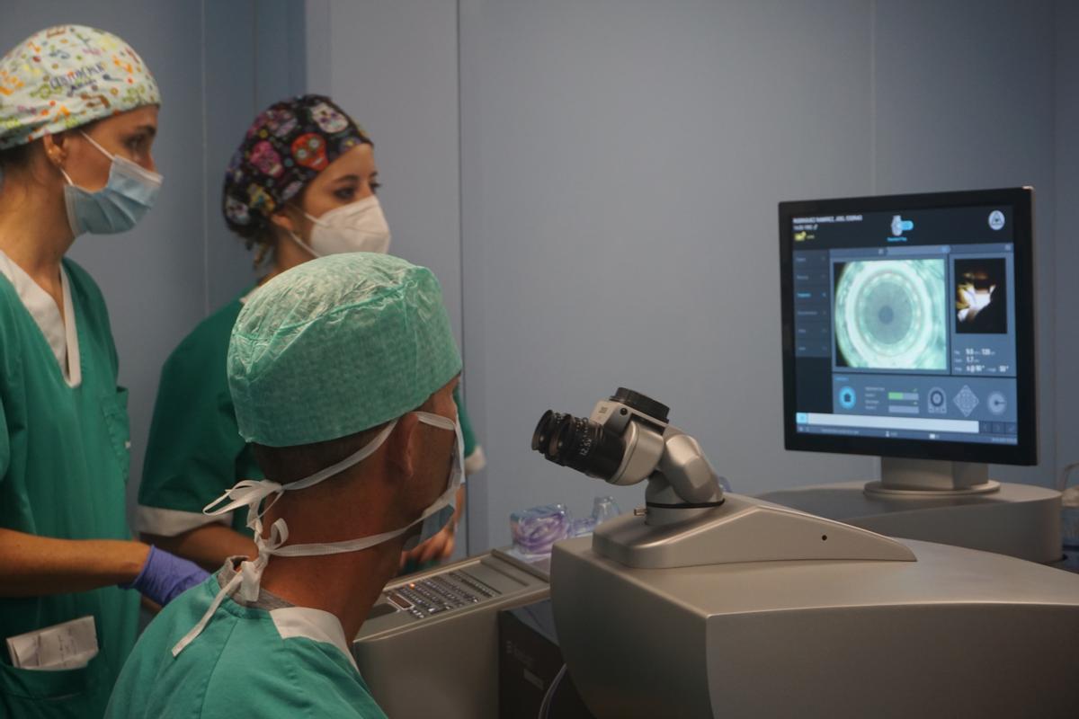 Cirugía refractiva en Hospiten.