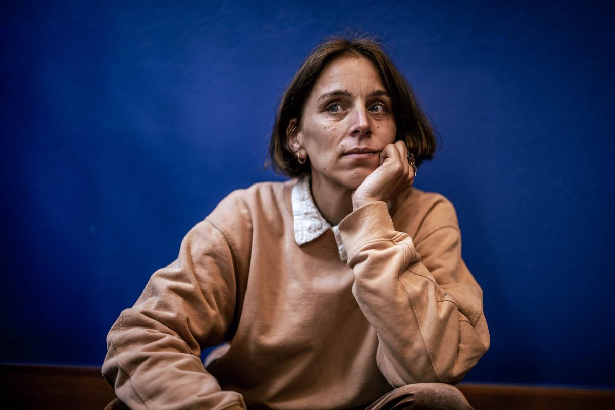 La actriz Nausicaa Bonnín, fotografiada en el Teatre Lliure de Barcelona.