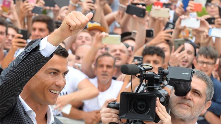Cristiano Ronaldo, un ídolo en su nueva casa