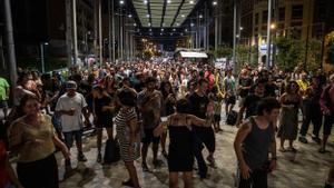 Mapa dels carrers decorats a les festes de Sants de Barcelona