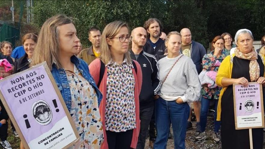 La Xunta concede a O Hío el cuarto docente de Infantil, tras un inicio de curso con protestas