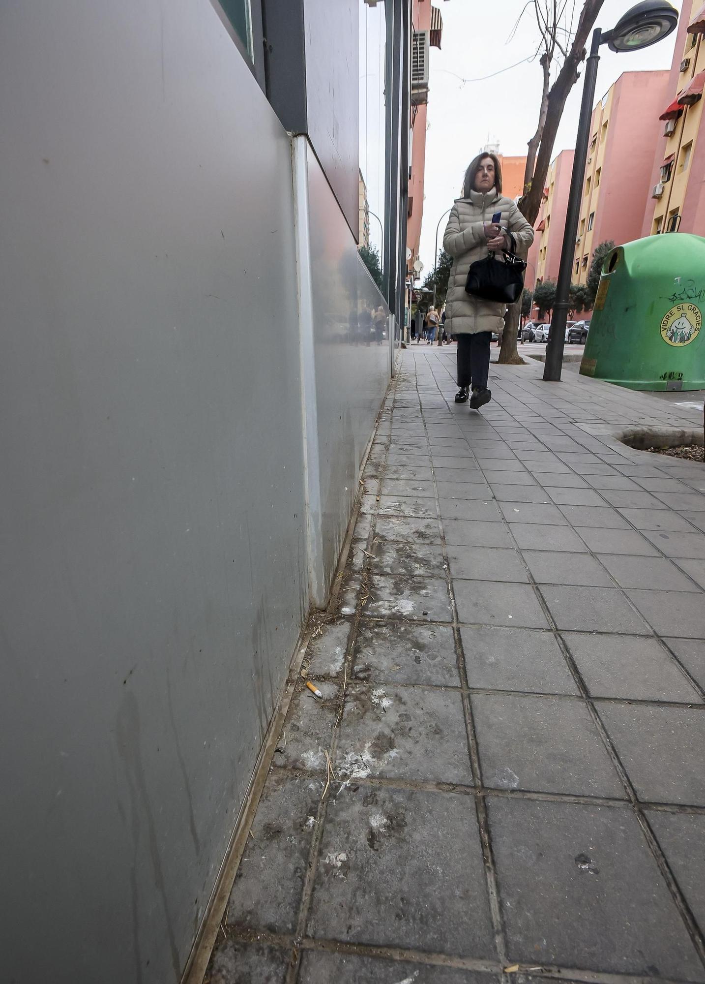 Las palomas y la suciedad toman el barrio de Benalúa