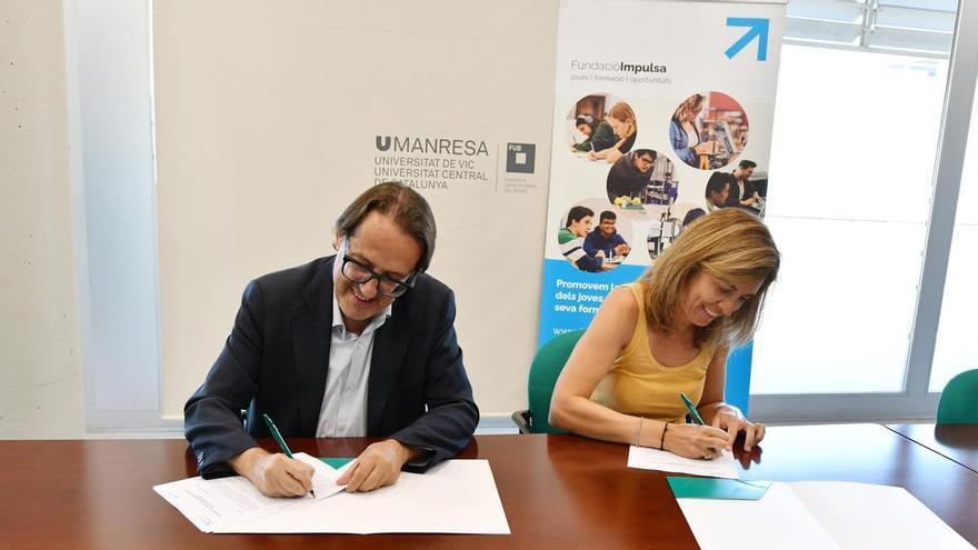 UManresa i la Fundació Impulsa de Vic promouen l’educació en joves en situació de vulnerabilitat