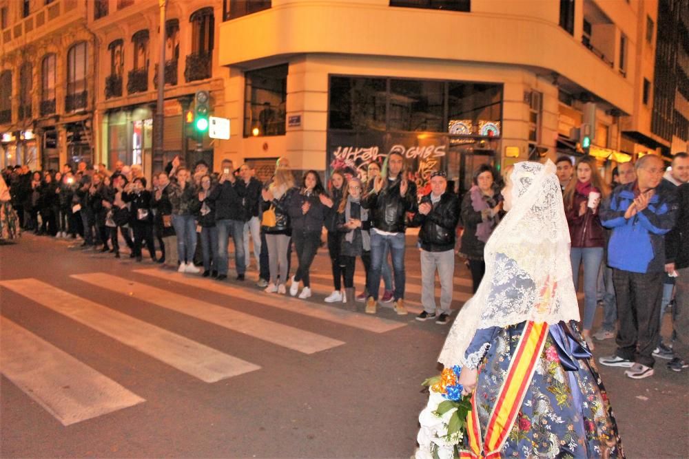 Ofrenda 2018: Así desfiló la fallera mayor infantil Daniela Gómez