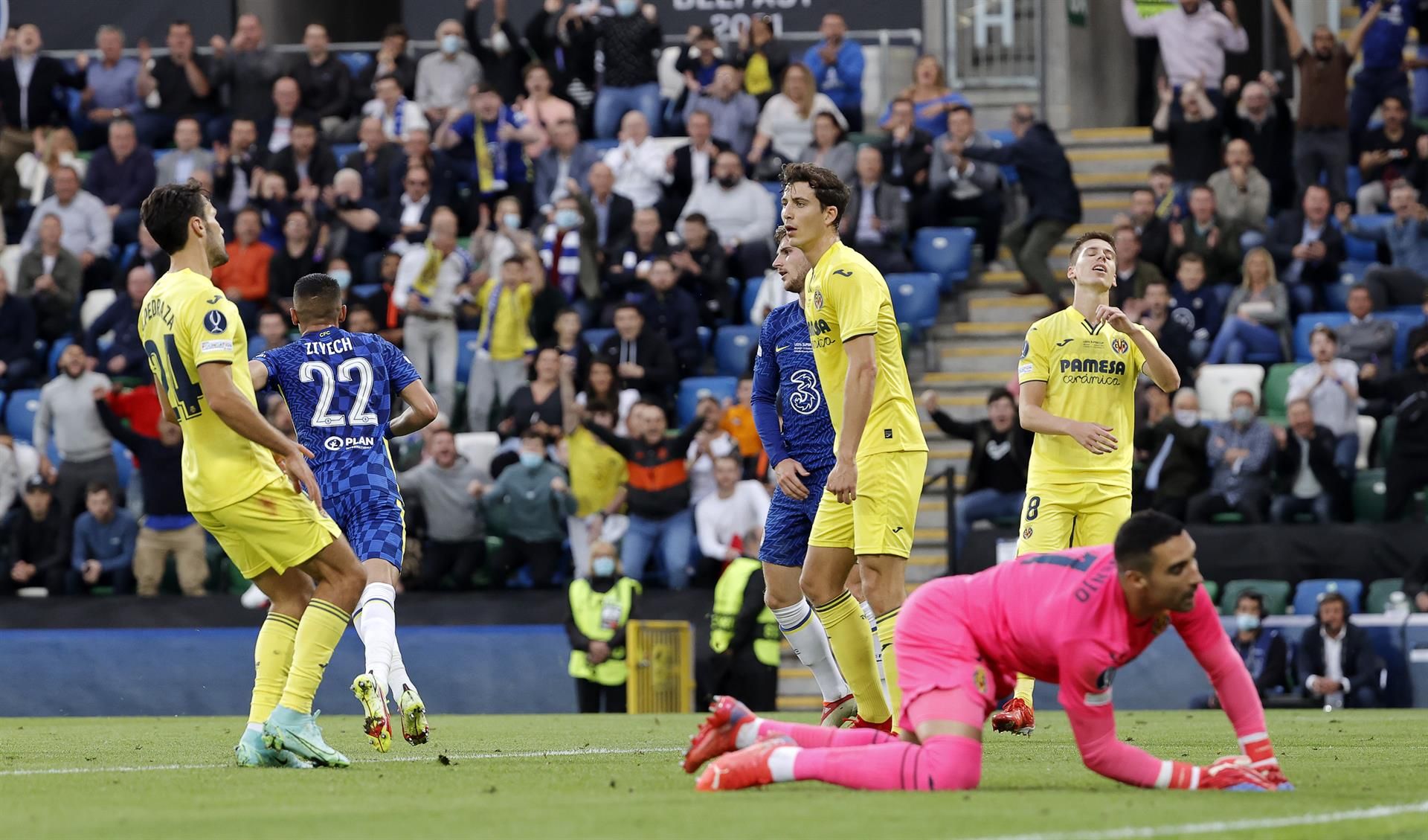 La histórica final de la Supercopa de Europa en imágenes