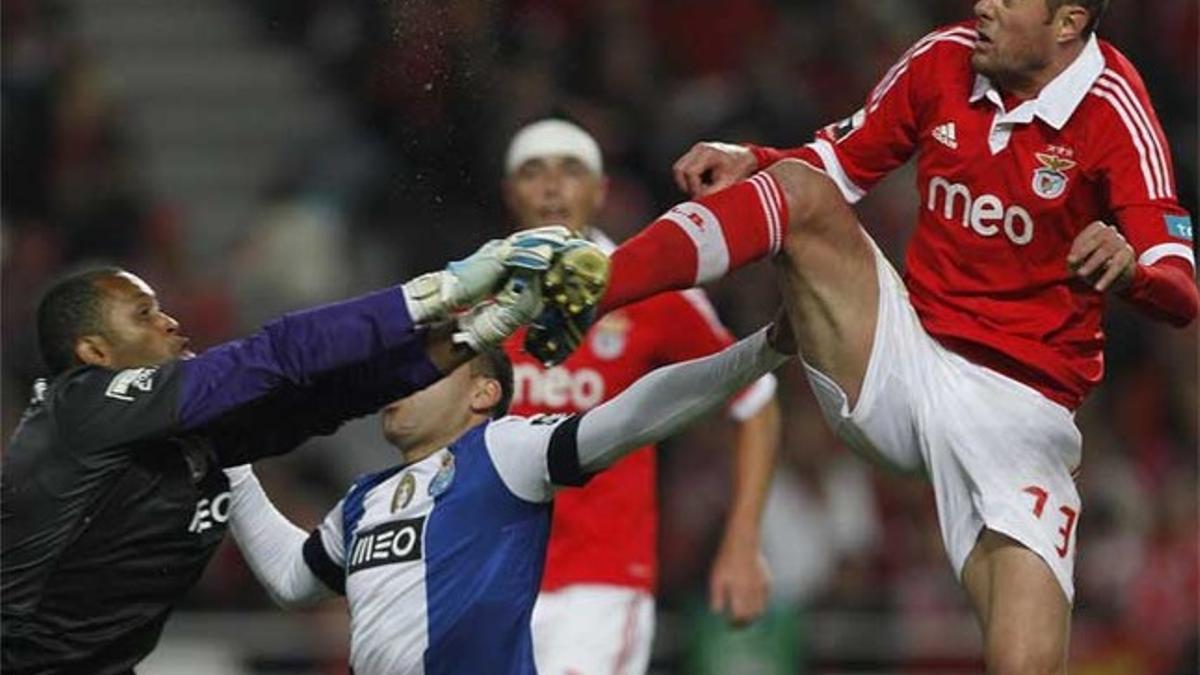 El Benfica-Oporto atrajo la atención de muchos &quot;espías&quot;