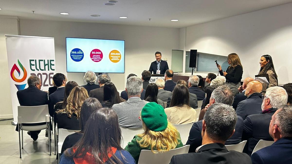 Elche presenta la Capital Mediterránea del Deporte en Fitur