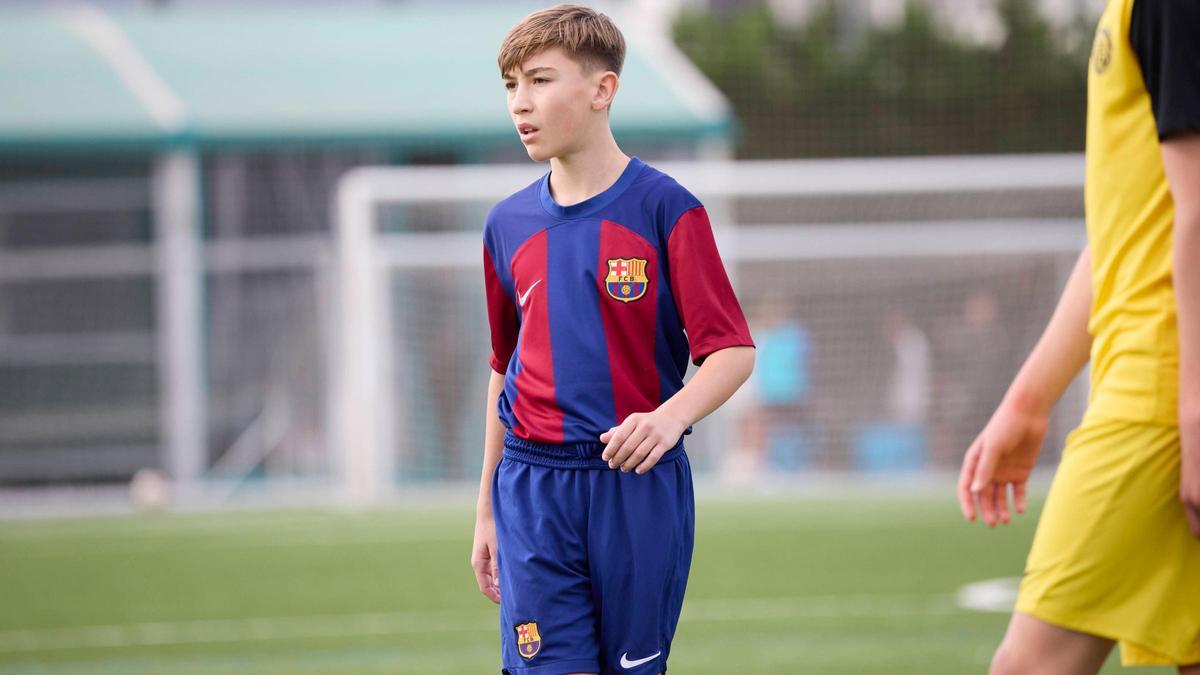 Artem Rybak, del Cadete B del Barça