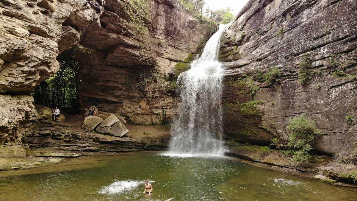 La piscina natural de &quot;La Foradada&quot;, a Cantonigròs