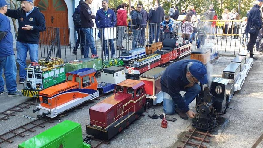 Los trenes a vapor pueden llevar hasta 20 personas.