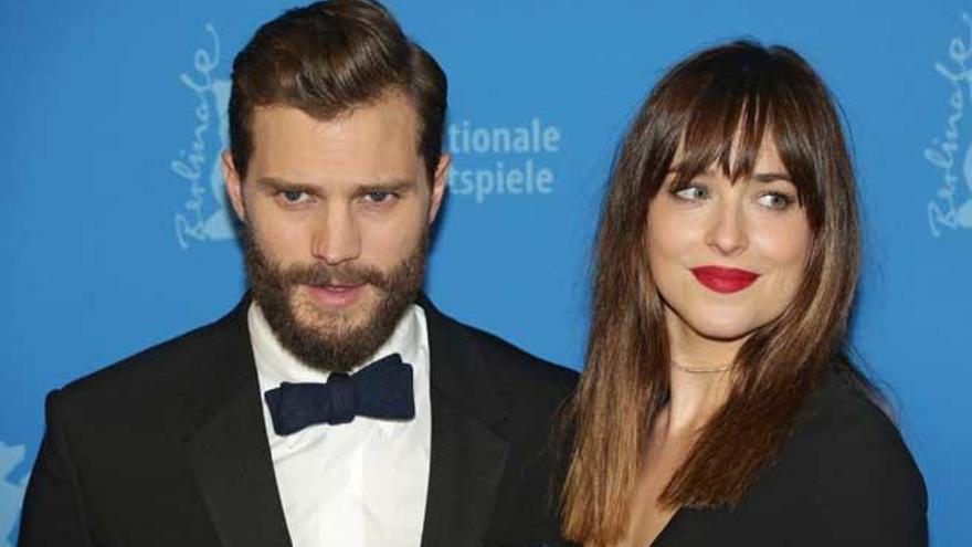 Jamie Dornan y Dakota Johnson.