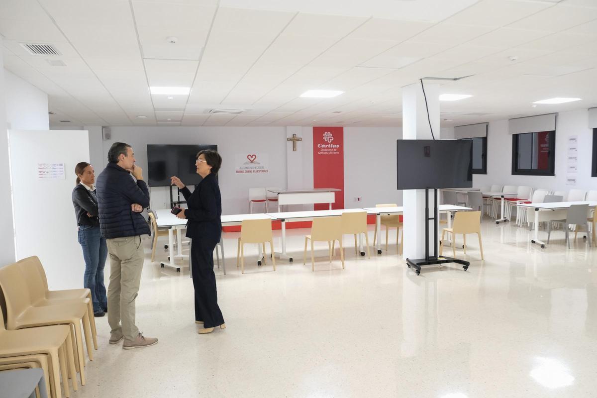Una de las aulas de formación de la nave en el Parque Empresarial