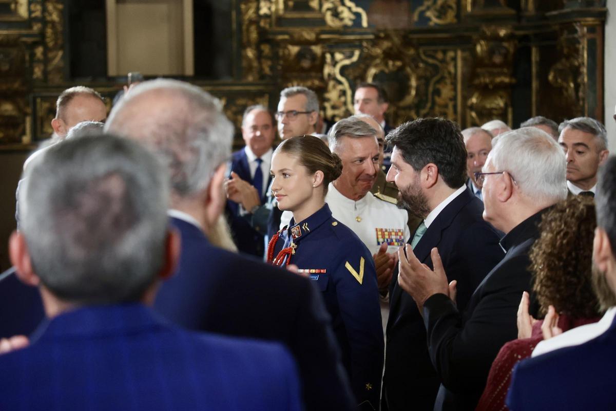 Imágenes de la entrega de la Medalla de Oro de la Región a la princesa Leonor