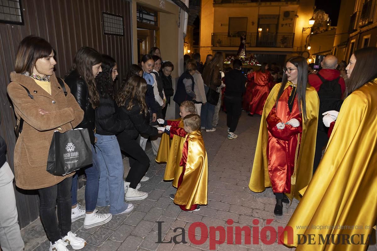 Los niños toman las calles de Caravaca en la procesión de Lunes Santo