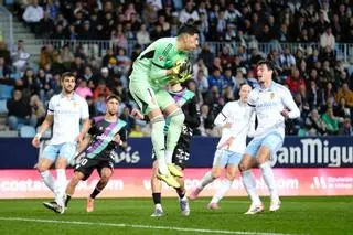 Málaga CF - Real Zaragoza, en imágenes