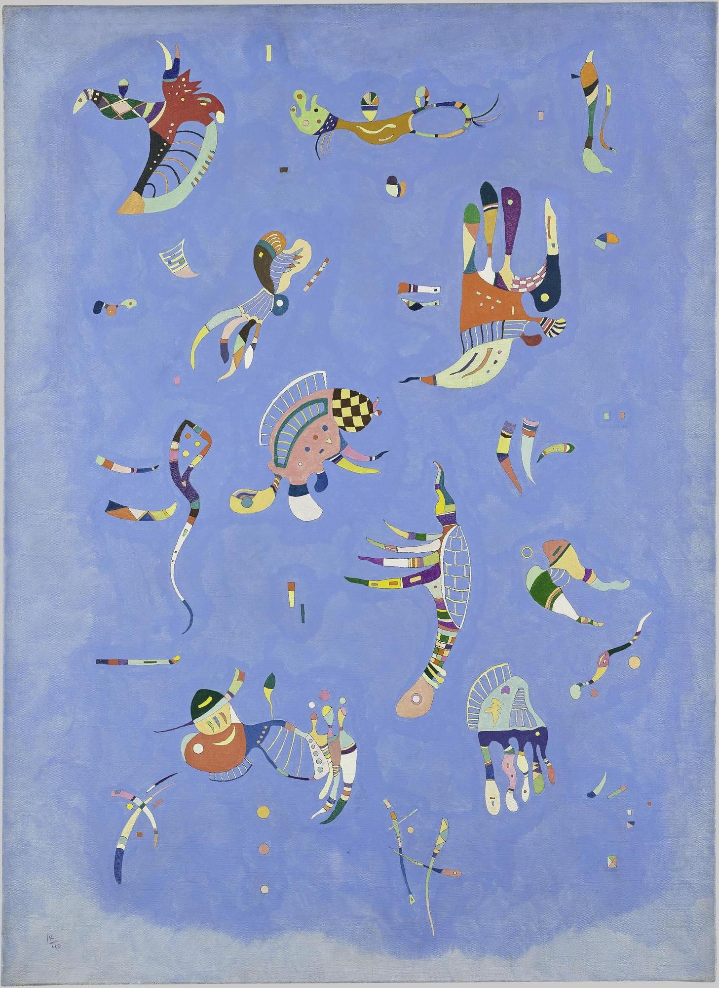 "Cielo azul", Kandinsky