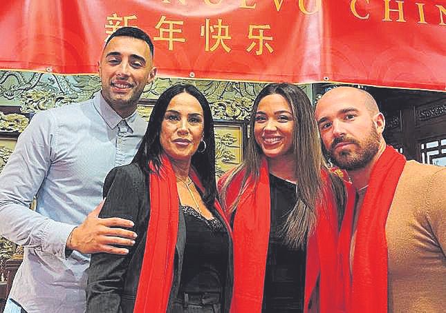 Carlos Oller, Rocío Ollero, Paloma Santafé y José Luis Santafé.