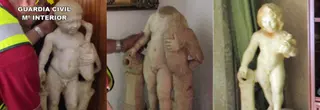 Localizan tres estatuas romanas de gran valor 'perdidas' hace un siglo en Bullas