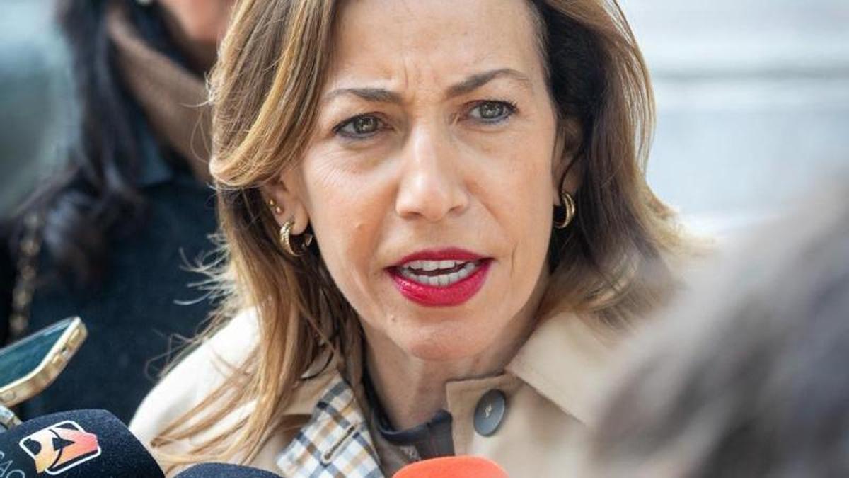 Natalia Chueca, en una comparecencia ante los medios este viernes.