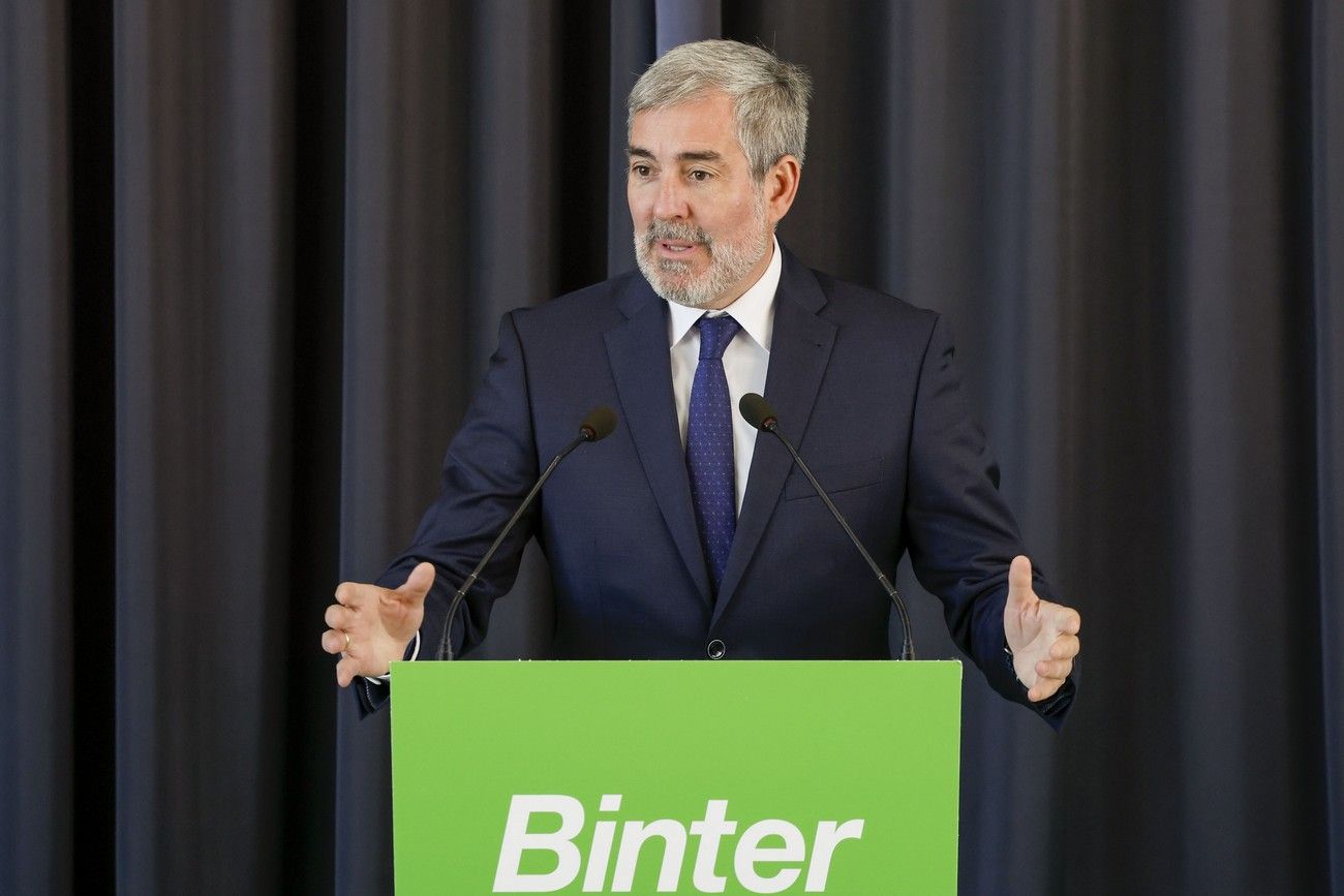 Presentación de la nueva ruta de Binter entre Canarias y Madrid