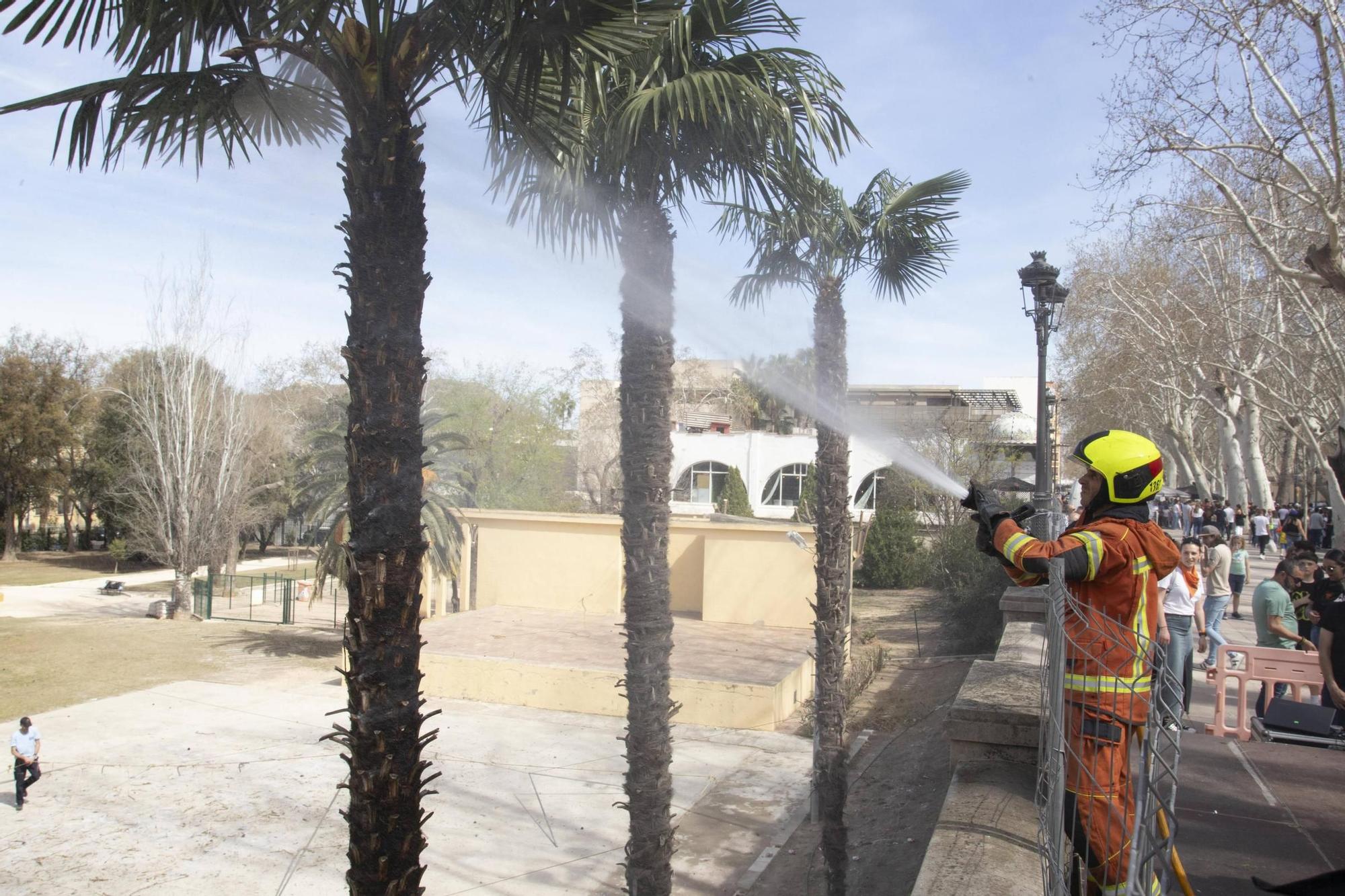 La mascletà de Xàtiva de hoy, 17 de marzo de 2024, en imágenes