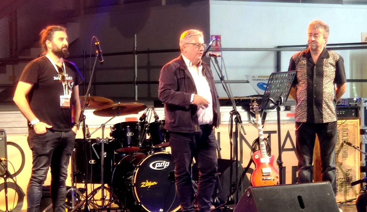 Juan Javier Llimona, Antonio Garrote y Mingo Balaguer en la presentación de la jornada