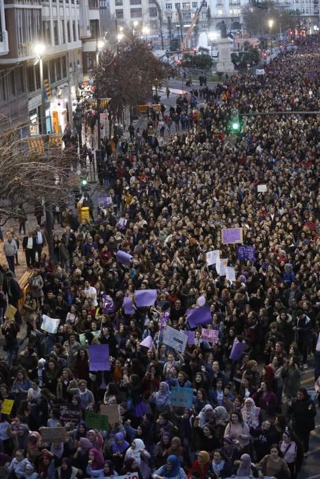 Manifestación del Día de la Mujer en València