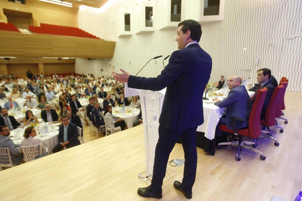 El alcalde, José María Bellido, en los desayunos de Diario CÓRDOBA