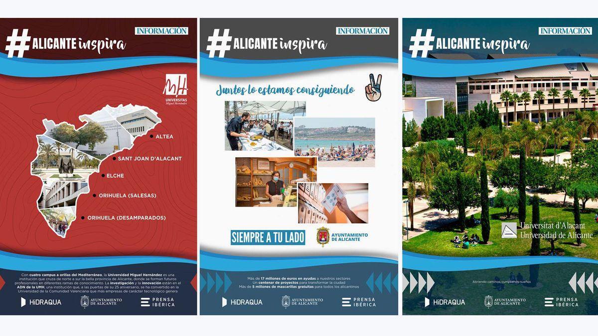 Exposición de 25 mupis distribuidos en la Explanada de Alicante