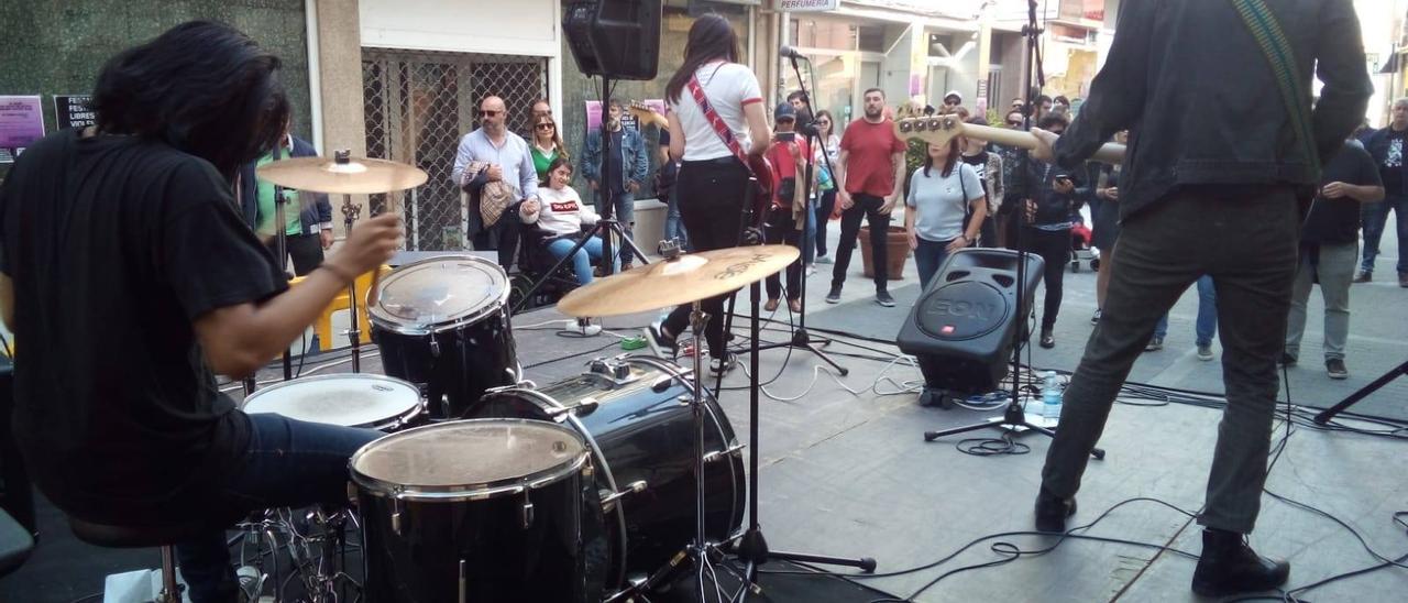 Concierto del festival Touliña Pop 2022 en Sada