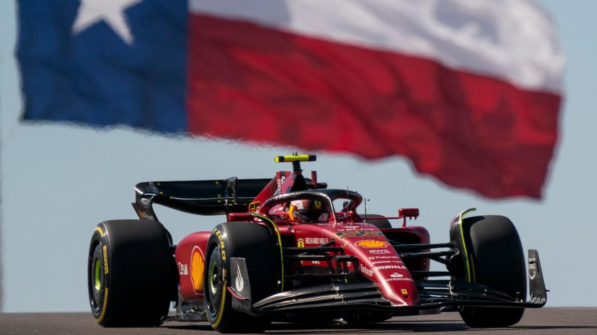 Carlos Sainz, en la 'qualy' del GP de los Estados Unidos