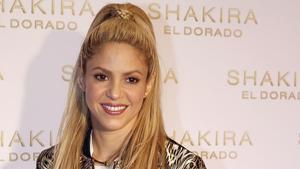 Shakira, en el miniconcierto que ofreció para presentar ’El Dorado’ en Barcelona, el pasado junio.