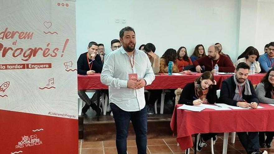 Fran López, en el comité nacional de Joves Socialistes del pasado sábado.