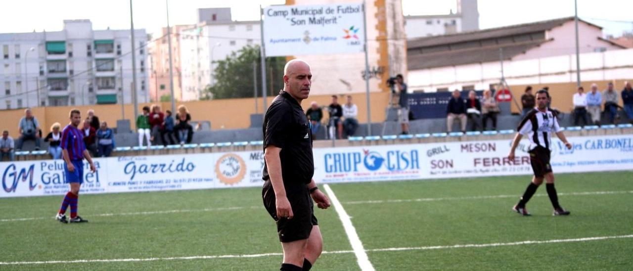 Rodríguez Torres, en un Soledad-Alaior de Tercera disputado en Son Malferit en el año 2010